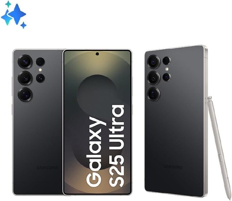 Samsung Galaxy S25 Ultra 256GB 12GB RAM - Câmera Quádrupla 200MP - Titânio Preto