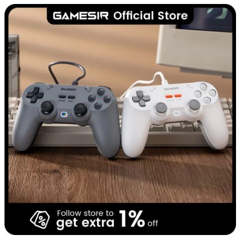 Controlador de jogo com fio GameSir Tegenaria Lite