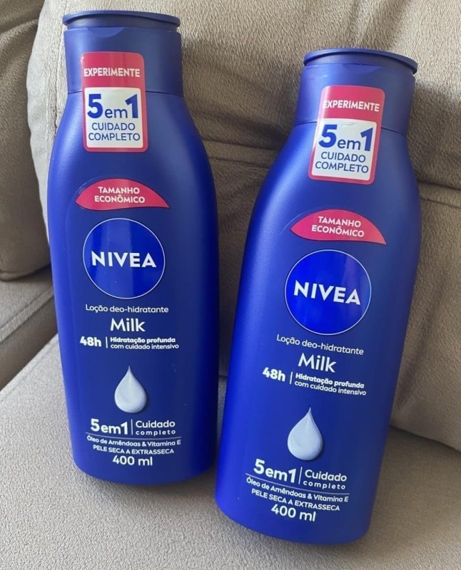NIVEA Kit Loção Hidratante Milk Pele Seca a Extrasseca 400ml (2 unidades)