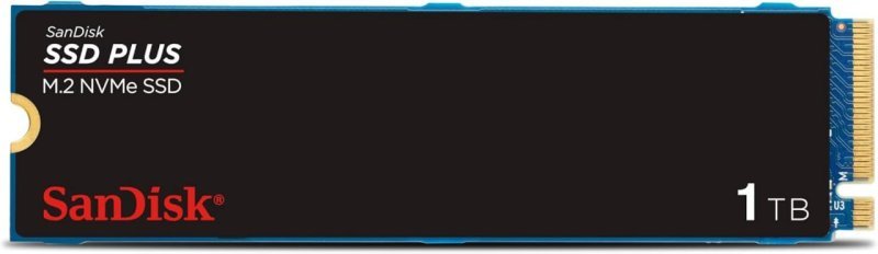 SSD Sandisk Plus - 1TB, NVMe, M.2 2280