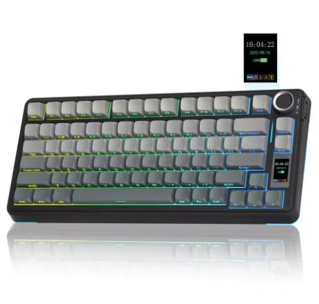 AULA S75Pro 75% Gaming Keyboard RGB Light With TFT Screen Hot-Swappable Mechanical Keyboard for Gaming & Office