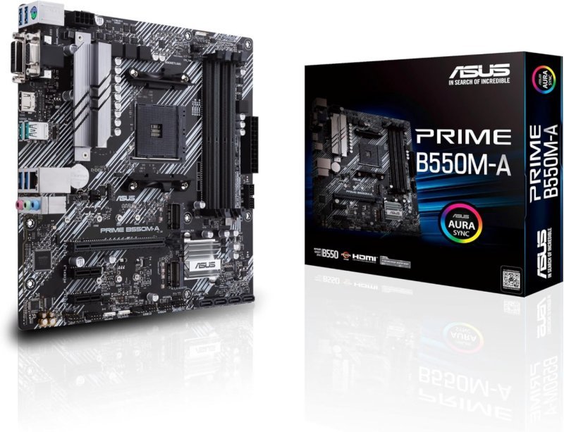 Placa Mãe (AMD) Asus Prime B550M-A DDR4 AM4
