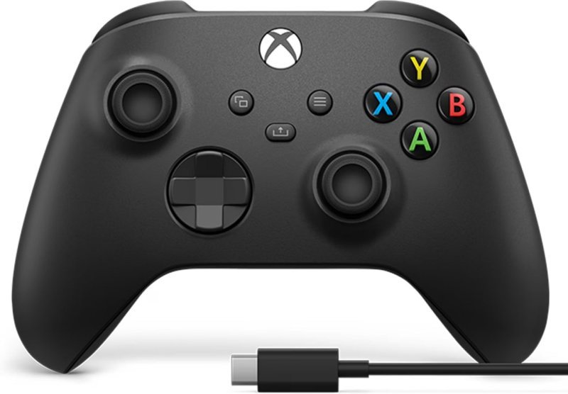 Controle Sem Fio para Xbox com cabo Usb-C Preto Carbono