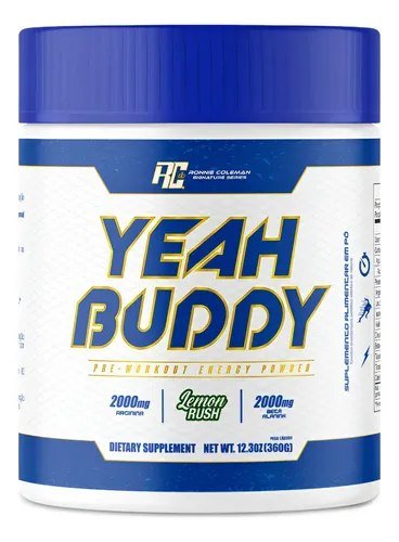 Pré Treino Yeah Buddy Ronnie Coleman 360g Lemon Rush Limon Rush