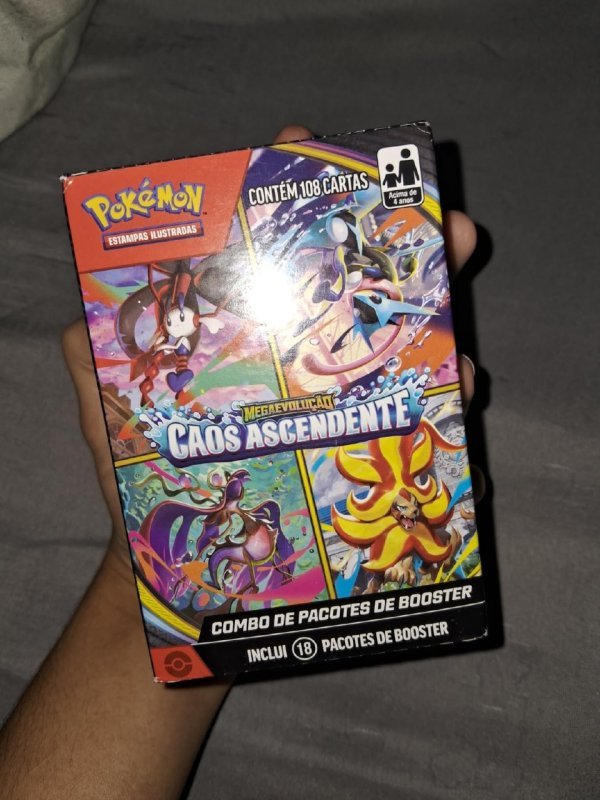 Pokémon TCG: Mega Evolução - Caos Ascendente - Booster Bundle - Português + Frete Grátis