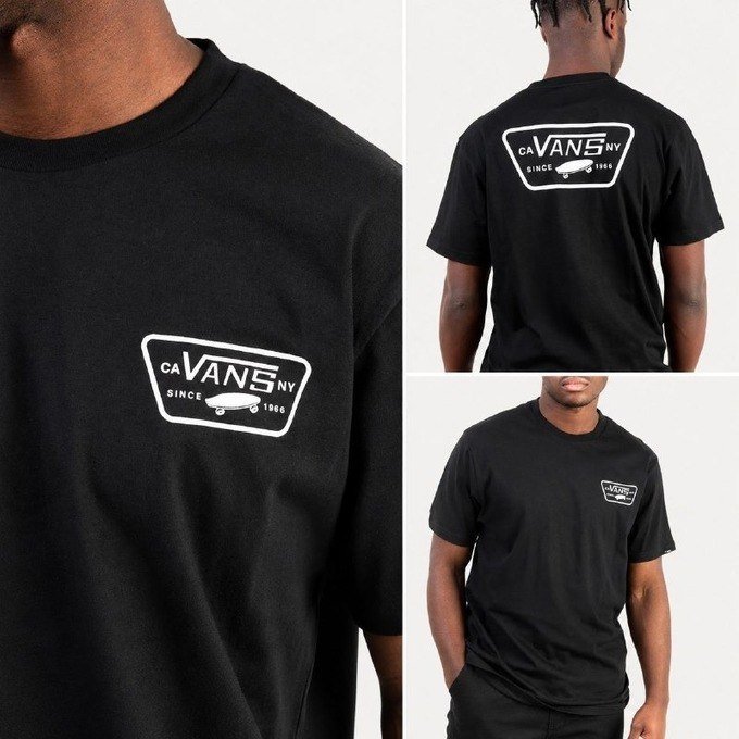 Camiseta Vans Full Patch Back Preta + Frete Grátis