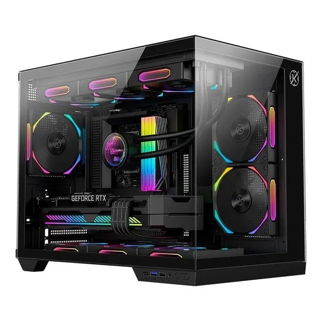 Gabinete Gamer Kalkan Saga KLK00043 M-ATX Vidro Temperado