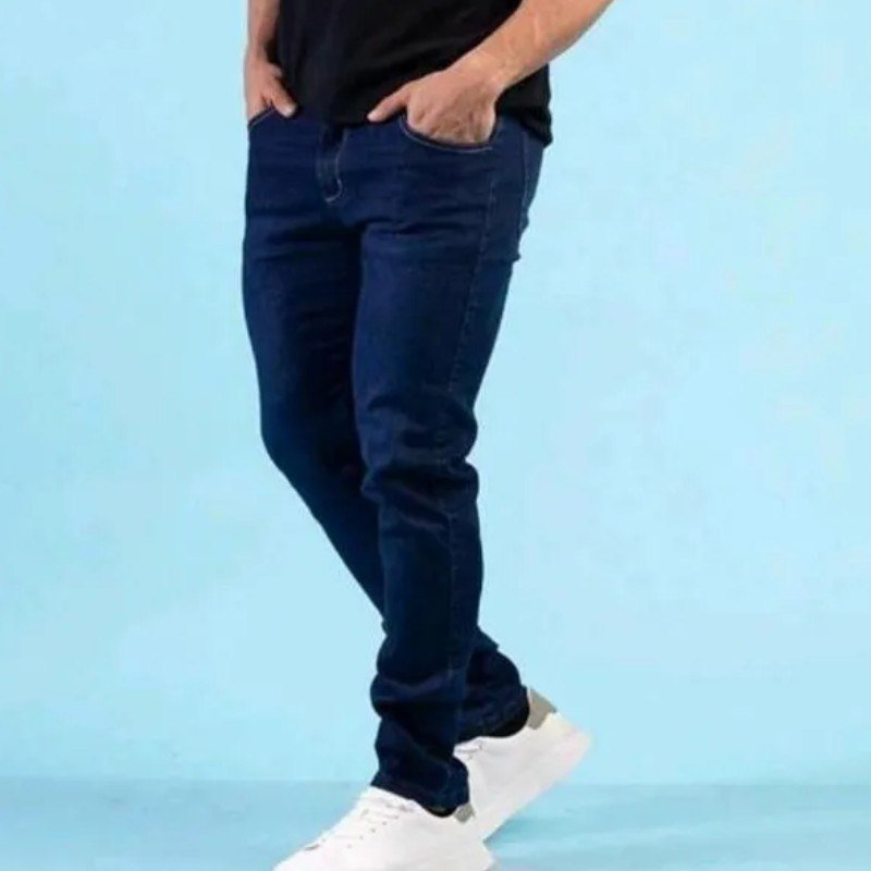 Kit 2 Calças Jeans Masculina Costura Reforçada (36 a 48)