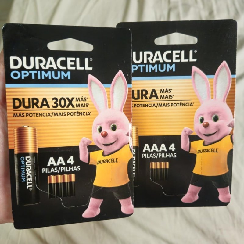 12 Un. Duracell Pilha Optimum