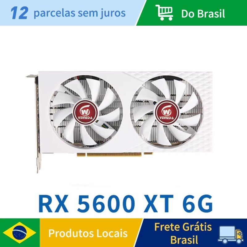 Placa de vídeo AMD Veineda RX5600XT 6G