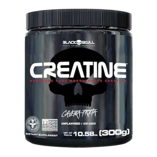 Creatine - Creatina Monohidratada - 300g - Black Skull