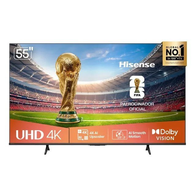Smart TV Hisense 4K 55 Polegadas 55A6NV