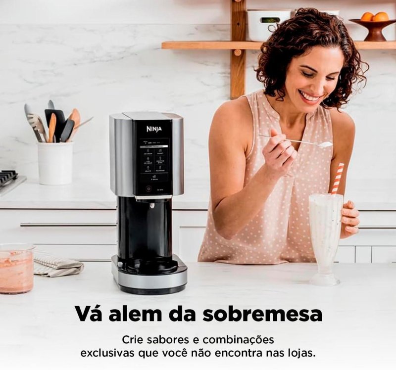 Sorveteira Ninja Creami 7 em 1