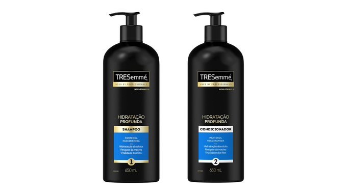 TRESemmé Hidratação Profunda 650 ML Shampoo + Frete Grátis