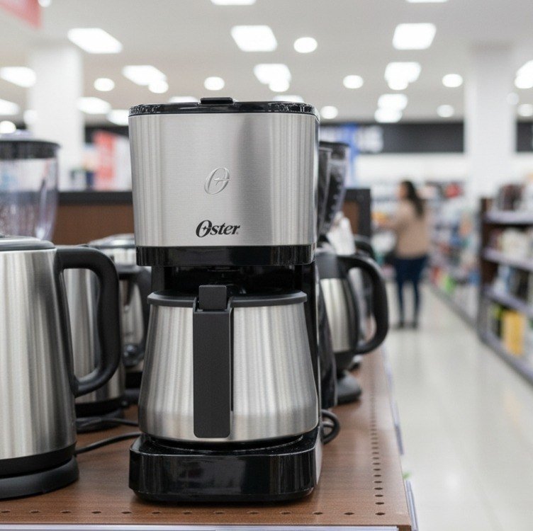 Cafeteira Oster com Jarra Inox 1,2L - 220V