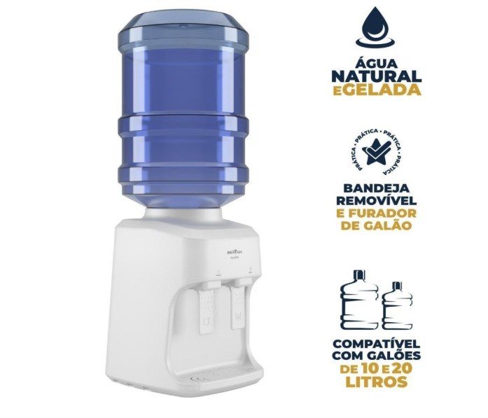 Britânia Bebedouro BBE13B Aquaplus Biv Capacidade 10L e 20L + Frete Grátis