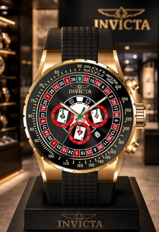 Invicta Relógio masculino aviador de quartzo + Frete Grátis