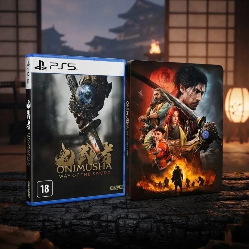 Onimusha Way Of The Sword Steelbook Ps5 Mídia Física + Frete Grátis