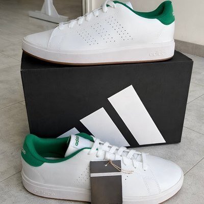 Tênis Masculino e Feminino Advantage 2.0 Adidas Branco e Verde