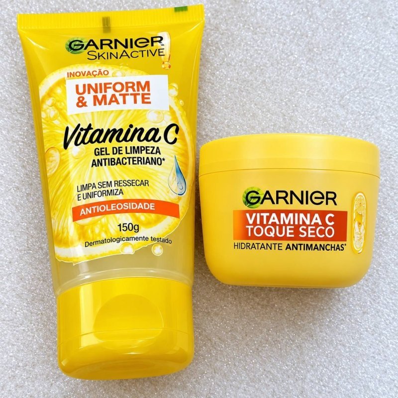 Kit Skincare Gel de Limpeza e Hidratante com Vitamina C Garnier