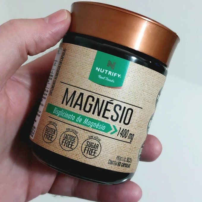 Magnésio Bisglicinato 60 Cápsulas Nutrify