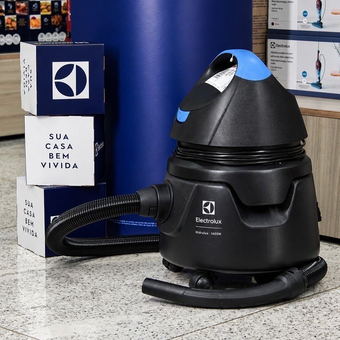 Aspirador de Pó e Água Electrolux 12L 1400W + Frete Grátis