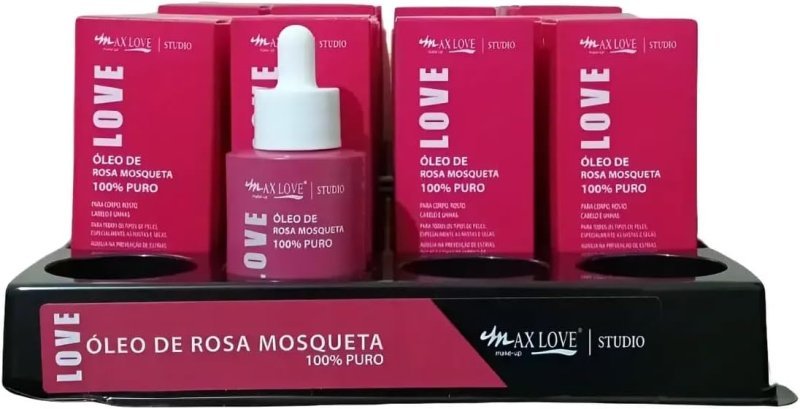 Max Love Óleo De Rosa Mosqueta Puro 30Ml + Frete Grátis