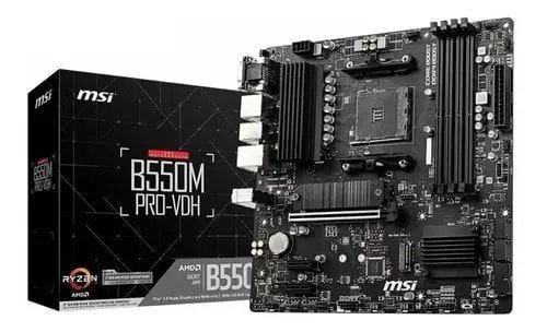 Placa-Mãe Msi B550m Pro-Vdh Am4 Hdmi Vga