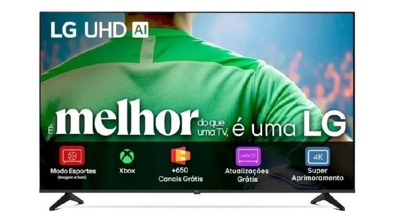 Smart TV LG UHD AI UA75 50 Polegadas 4K