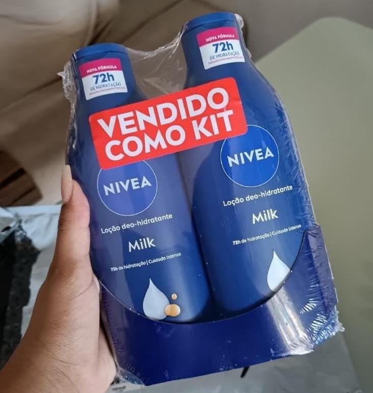 NIVEA Kit Loção Hidratante Milk Pele Seca a Extrasseca 400ml (2 unidades)