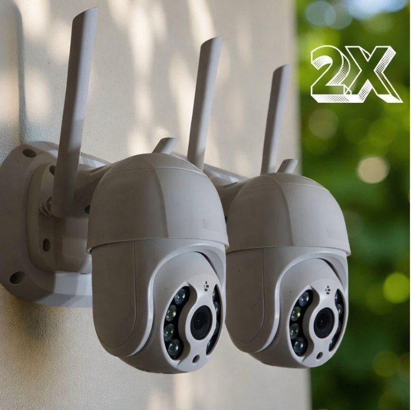 Kit 2 Câmeras de Segurança Wi-Fi iCSee
