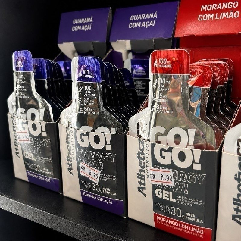 Go Energy Gel (10 Sachês) - Sabor Guaraná e Açai, Atlhetica Nutrition