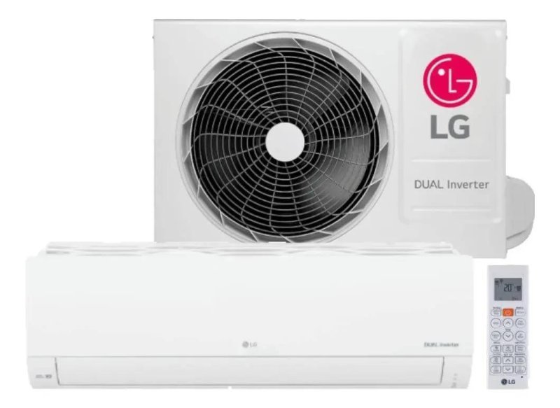 Ar-Condicionado LG Dual Inverter Compact AI 9.000 BTUs Frio