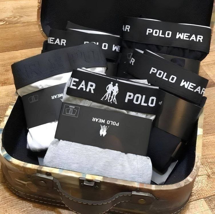 Kit 10 Cuecas Algodão Polo Wear