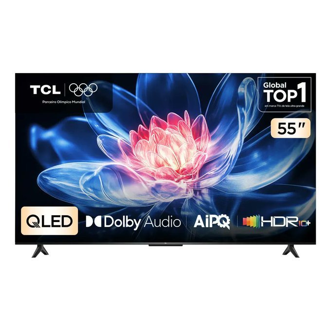 Smart TV 55" QLED 4K TCL 55T6C (60Hz) + Frete Grátis