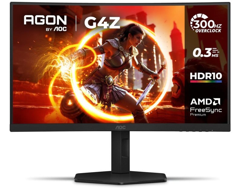 Monitor Gamer Curvo AOC AGON G4Z 27" 300Hz 0,3ms HDR10