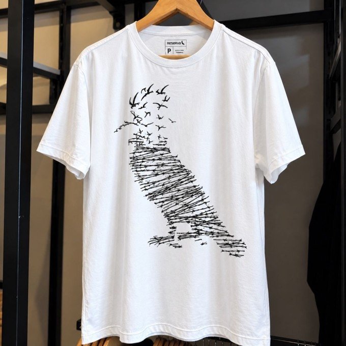 Camiseta Algodão Pica Pau Reserva com Frete Grátis