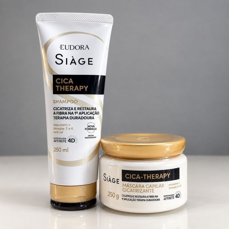 Eudora Shampoo E Mascara Capilar Siage Cica-therapy Cabelos
