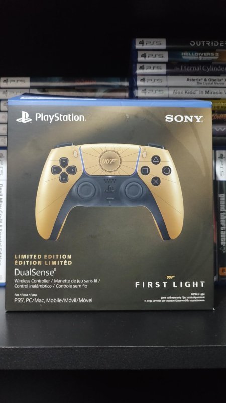 Controle Sem Fio DualSense Edição Limitada 007 First Light + Frete Grátis