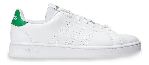 Tênis Masculino E Feminino Advantage 2.0 adidas Branco E Verde Liso 36 Br