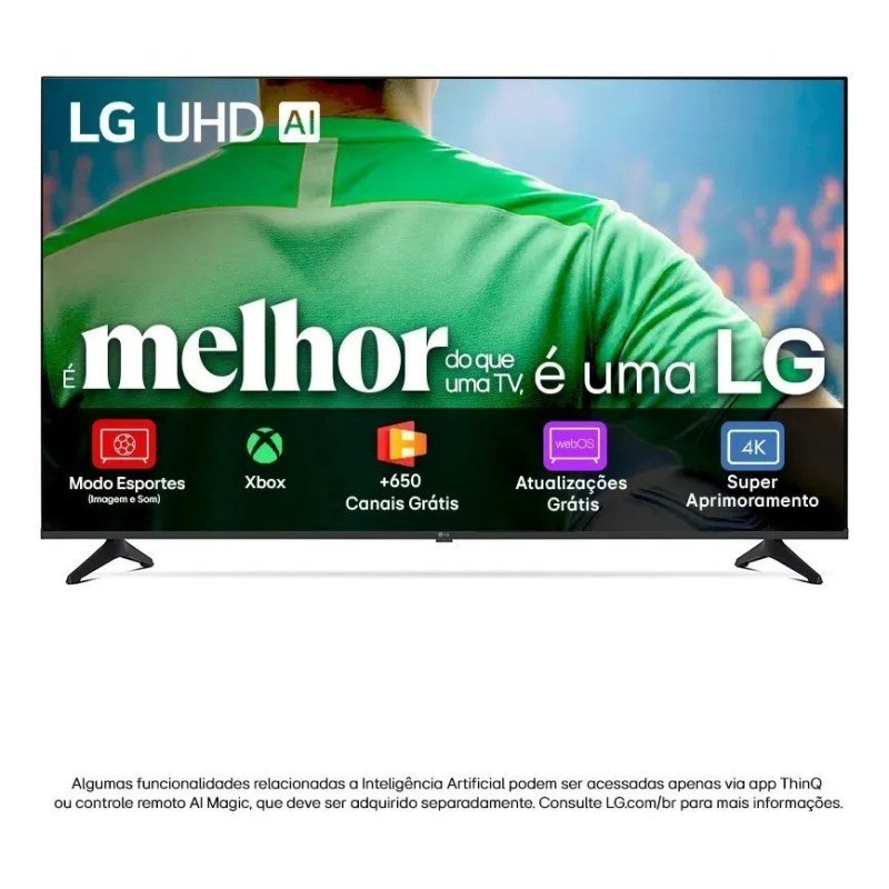 Smart TV LG UHD AI UA75 50 Polegadas HDR10 Pro
