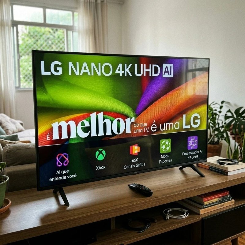 Smart TV 4K 50" LG NANO UHD AI NU850 2026 50NU850BPSA