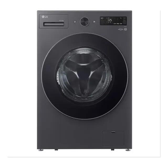 Lava e Seca Smart LG 16kg com Direct Drive e AIDD Black Inox (WD16GNT)