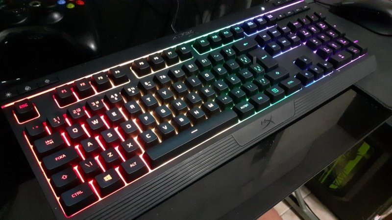 HyperX Teclado Gamer HyperX Alloy Core RGB ABNT2 Preto + Frete Grátis
