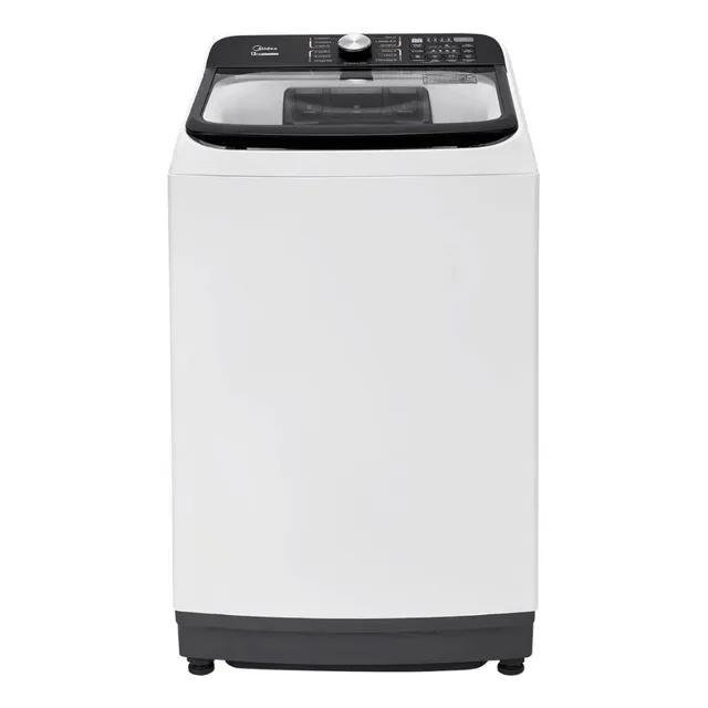 Lavadora de Roupas Midea Wave Agitator 13kg com Cesto Inox – Branca 127V