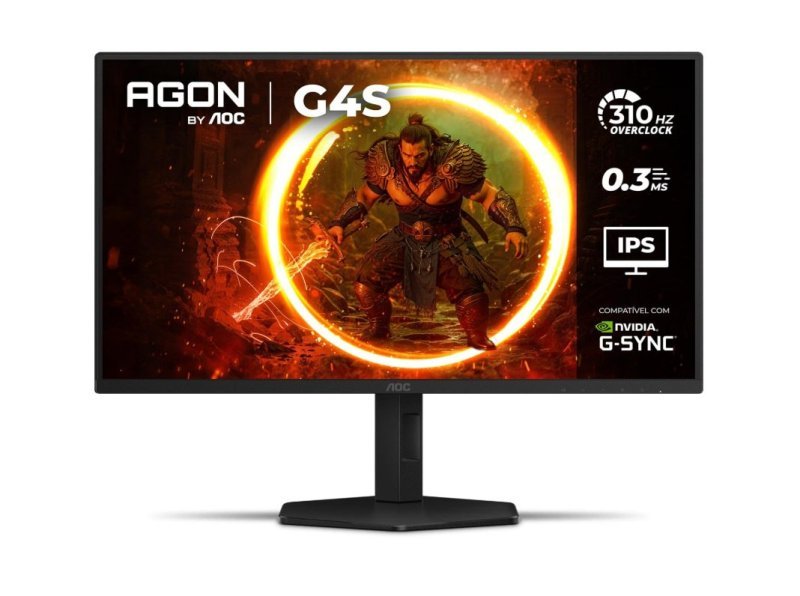 Monitor Gamer AOC AGON G4S 25" 310Hz 0.3ms HDR10 IPS Base Ajustável 25G4S/P
