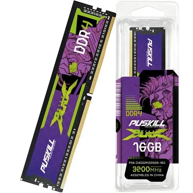 Memória RAM Desktop Gamer PUSKILL Killblade 16GB DDR4 3200MHz CL22