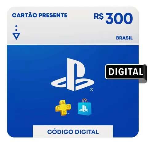 Gift Card Playstation com 25% OFF no Mercado Livre