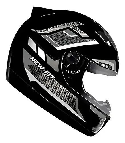 Capacete Moto Fechado Ebf New Fit Shift Preto/colores