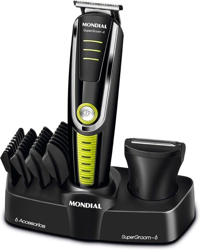 MONDIAL Aparador Super Groom 06 - 6W Bivolt - Preto/Verde